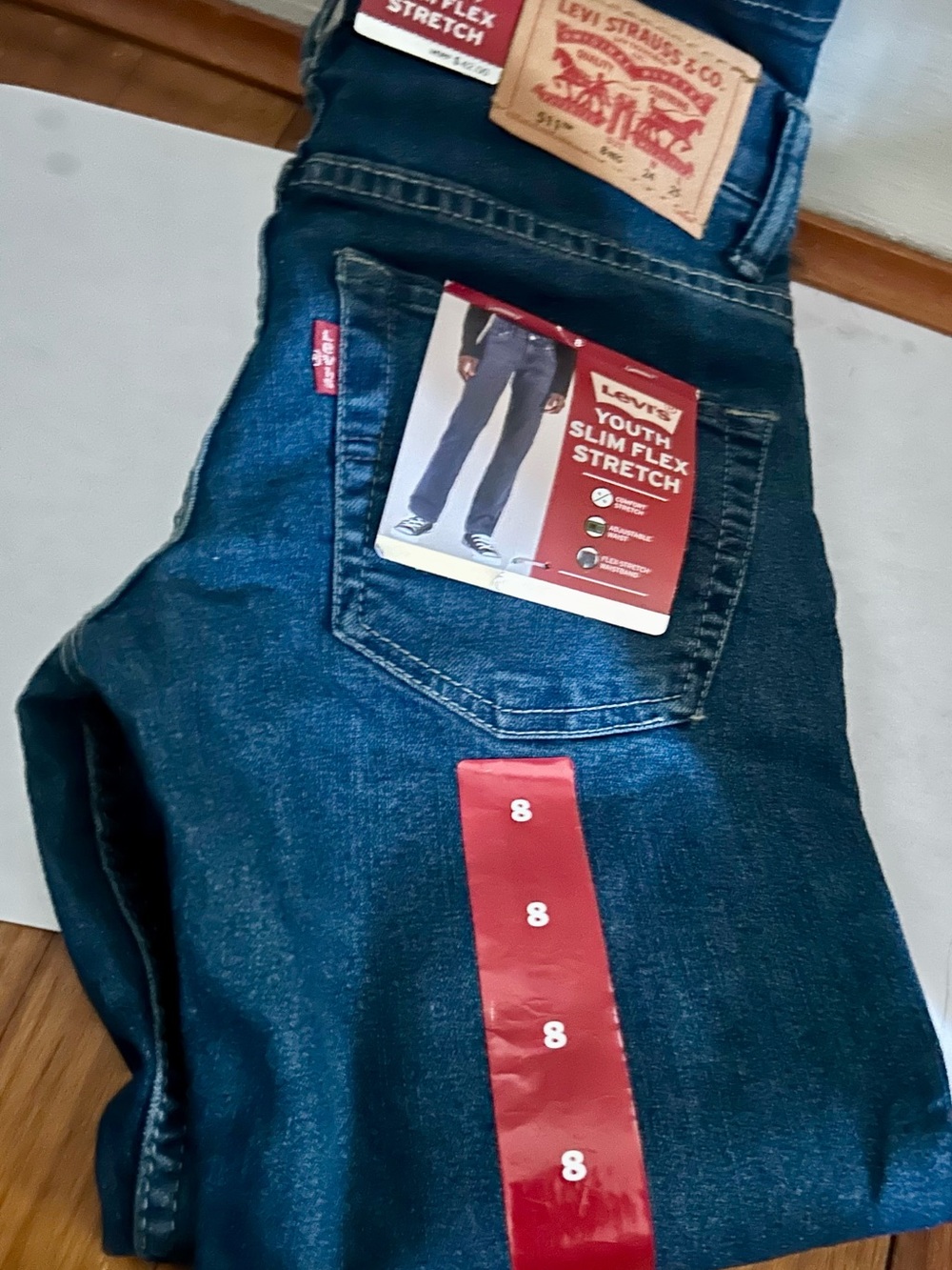 Levi's Slim Flex Stretch Jeans - Dark Blue